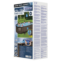 Thumbnail for Bestway Power Steel Swimmingpool-Set 427x250x100 cm