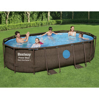 Thumbnail for Bestway Power Steel Swimmingpool-Set 427x250x100 cm