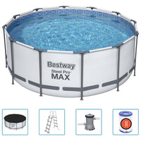 Thumbnail for Bestway Steel Pro MAX Swimmingpool-Set Rund 366x122 cm