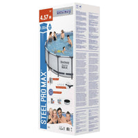 Thumbnail for Bestway Steel Pro MAX Swimmingpool-Set Rund 457x122 cm