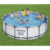 Thumbnail for Bestway Steel Pro MAX Swimmingpool-Set Rund 457x122 cm