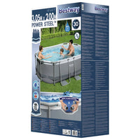 Thumbnail for Bestway Power Steel Oberirdischer Pool Oval 305x200x84 cm