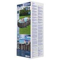 Thumbnail for Bestway Power Steel Swimmingpool-Set Oval 488x305x107 cm