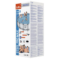 Thumbnail for Bestway Steel Pro MAX Stahlrahmen-Pool-Set 549x122 cm