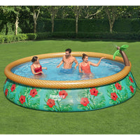 Thumbnail for Bestway Fast Set Aufblasbares Pool-Set Paradise Palms 457x84 cm