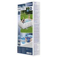 Thumbnail for Bestway Power Steel Swimmingpool-Set Rechteckig 282x196x84 cm