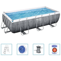 Thumbnail for Bestway Power Stahlrahmen-Pool Set 404x201x100 cm