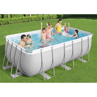 Thumbnail for Bestway Power Steel Swimmingpool-Set Rechteckig 412x201x122 cm