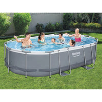 Thumbnail for Bestway Power Stahlrahmen-Pool Set 488x305x107 cm