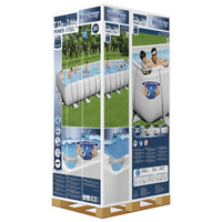 Thumbnail for Bestway Power Steel Swimmingpool-Set Rechteckig 732x366x132 cm