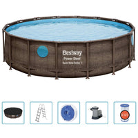 Thumbnail for Bestway Power Steel Swimmingpool-Set 488x122 cm