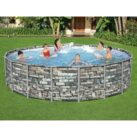 Thumbnail for Bestway Power Steel Swimming Pool 549x132 cm