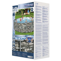 Thumbnail for Bestway Power Steel Swimming Pool 549x132 cm
