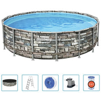 Thumbnail for Bestway Power Steel Swimmingpool-Set 488x122 cm