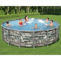 Thumbnail for Bestway Power Steel Swimmingpool-Set 488x122 cm