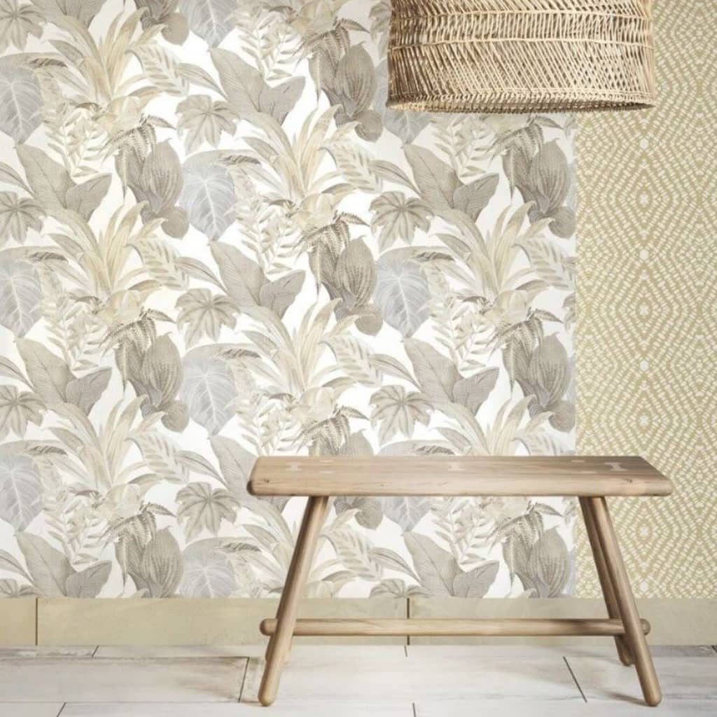 Topchic Tapete Big Leaves Beige