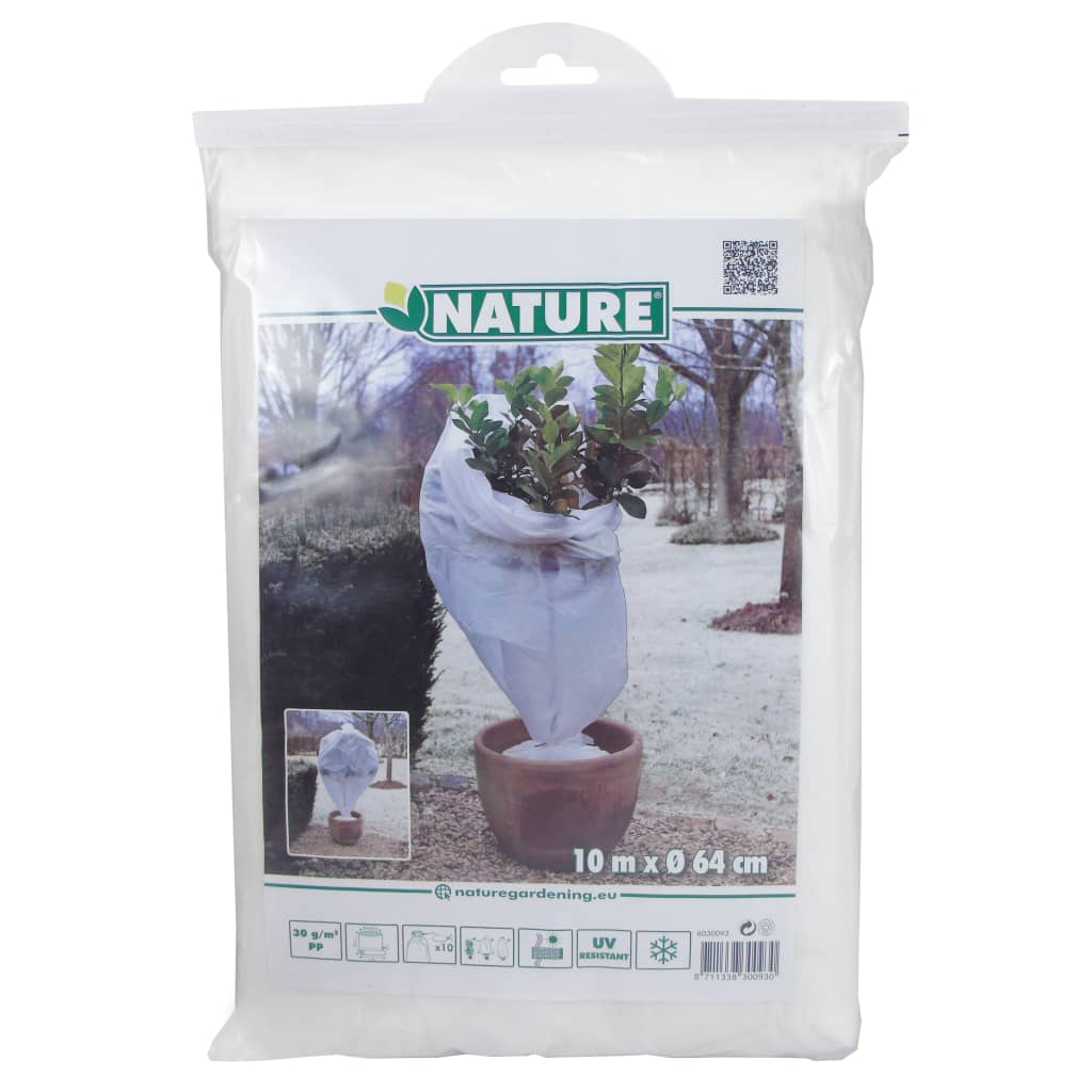 Nature Frostschutzvlies Hülle 30 g/m² Weiß 0,64x10 m