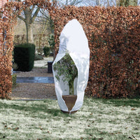 Thumbnail for Nature Wintervlies mit Reißverschluss Weiß 70 g/m² 1,5×1,5×2 m