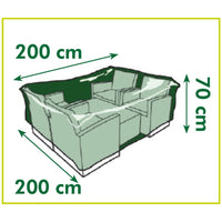 Thumbnail for Nature Gartenmöbelabdeckung für niedrigen Tisch Stühle 200x200x70 cm