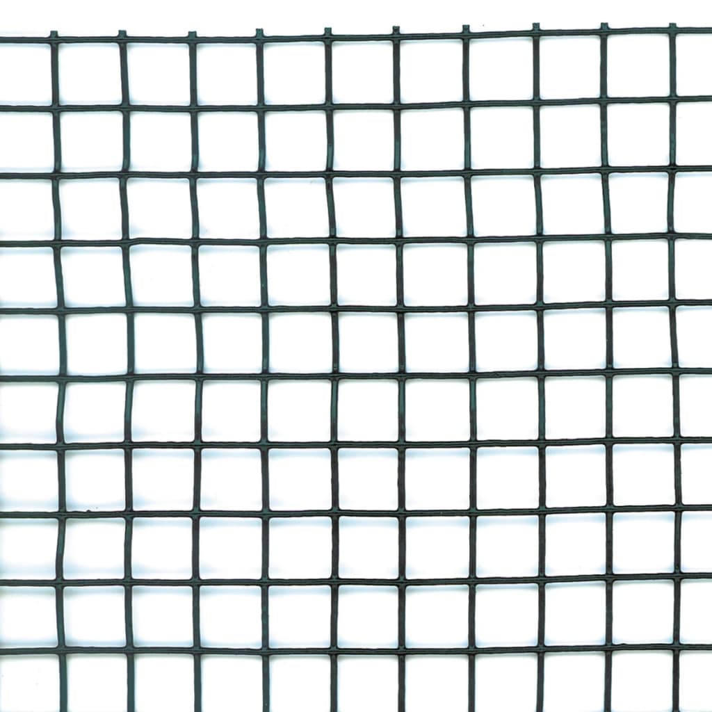 Nature Schweißgitter-Gartenzaun 5x5 mm 1x3 m Grün