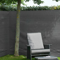 Thumbnail for Nature Garten-Sichtschutz Zaunblende PE 1,2×5 m Anthrazit