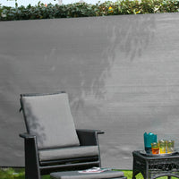 Thumbnail for Nature Garten-Sichtschutz Zaunblende PE 1,2×5 m Grau