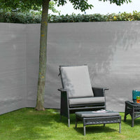 Thumbnail for Nature Garten-Sichtschutz Zaunblende PE 1,5×5 m Grau