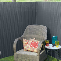 Thumbnail for Nature Doppelseitiger Garten-Sichtschutz PVC 1×3 m Anthrazit