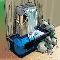 Thumbnail for Ubbink Wasserfall Set Niagara 30 cm LED mit Pumpe