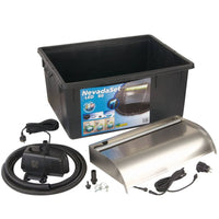 Thumbnail for Ubbink Wasserfall-Set Nevada 60cm mit LED-Beleuchtung Edelstahl