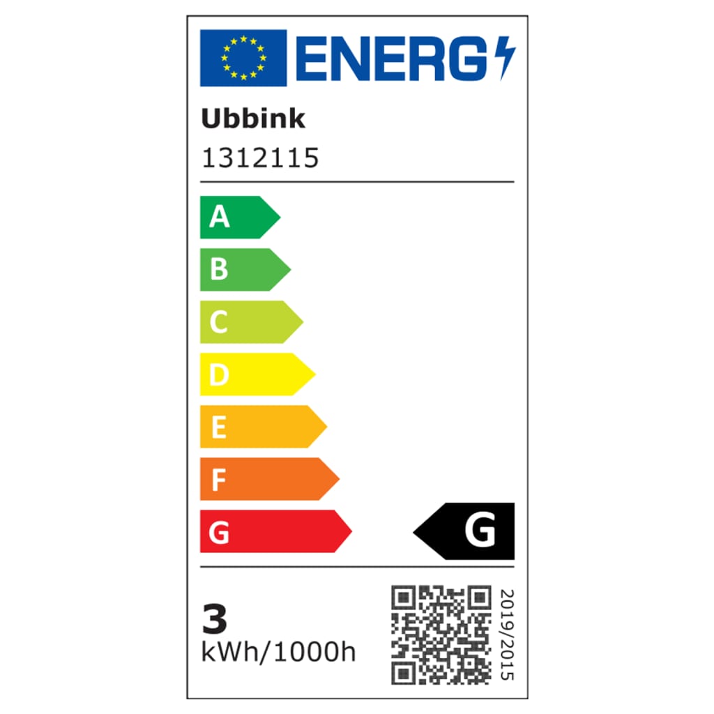 Ubbink LED-Streifen mit 20 LEDs 30 cm weiß 1312115