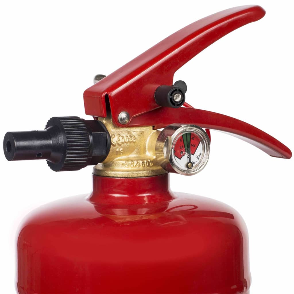 Smartwares Pulver-Feuerlöscher BB2 2 kg Klasse ABC Stahl 10.014.68