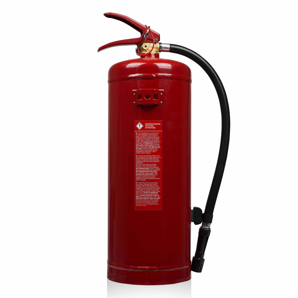 Smartwares Schaum-Feuerlöscher SB6 6 L Brandklassen AB Stahl 10.015.05