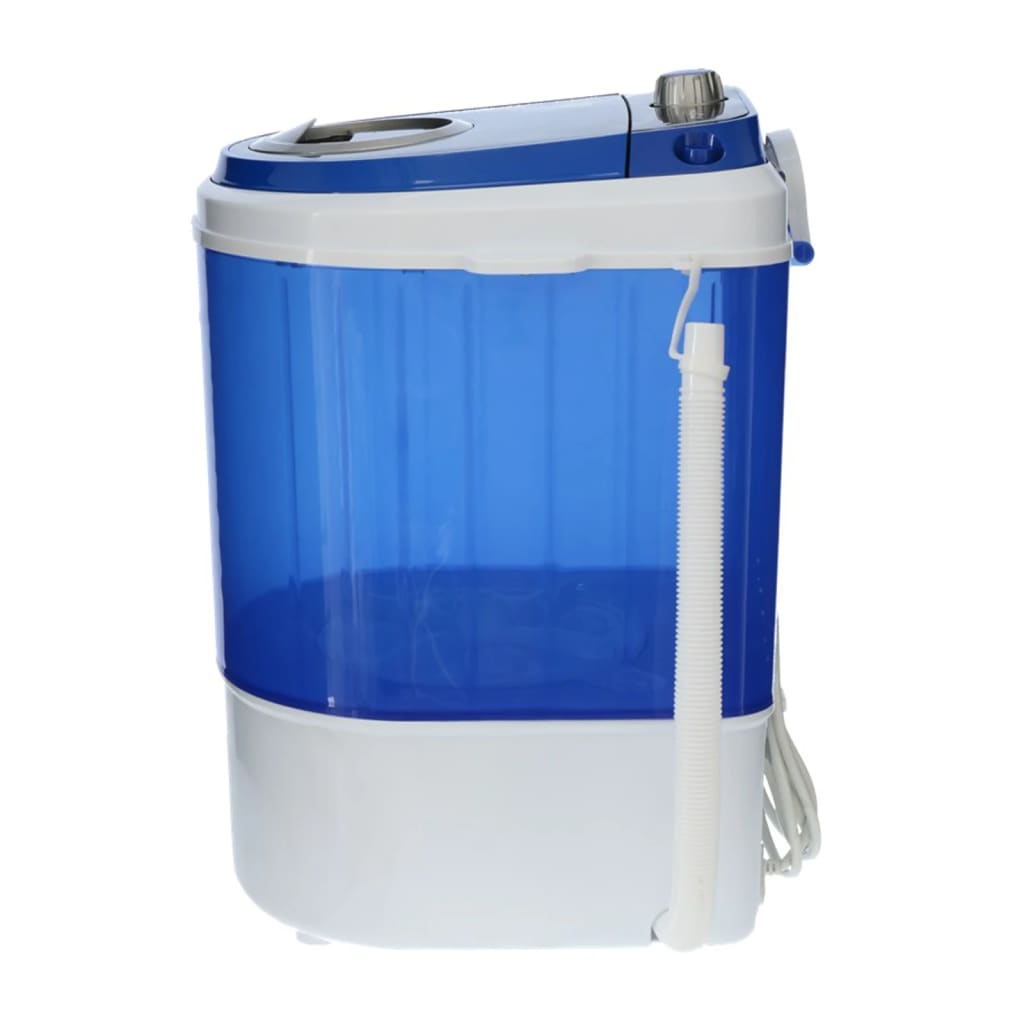 Mestic Waschmaschine Tragbar MW-100 Blau und Weiß 180W