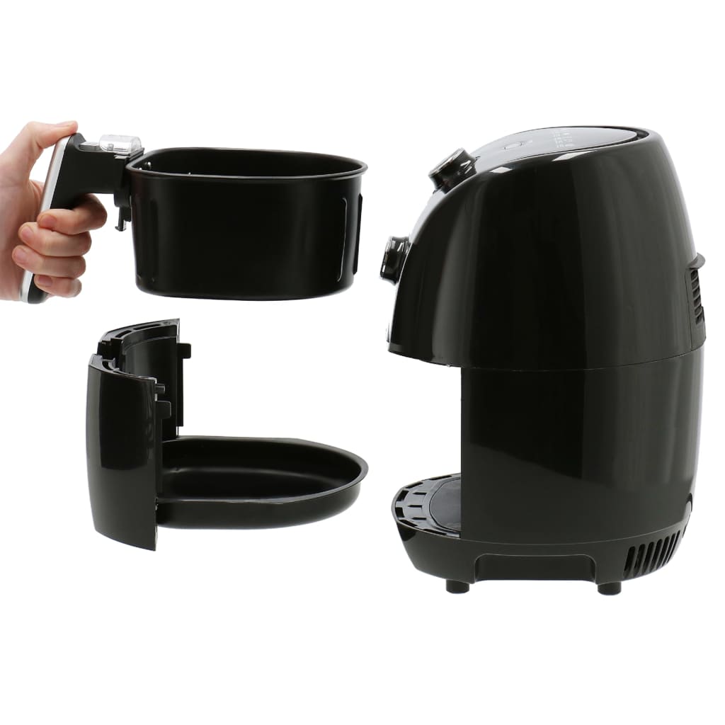 Mestic Heißluftfritteuse MA-100 1,5 L Schwarz