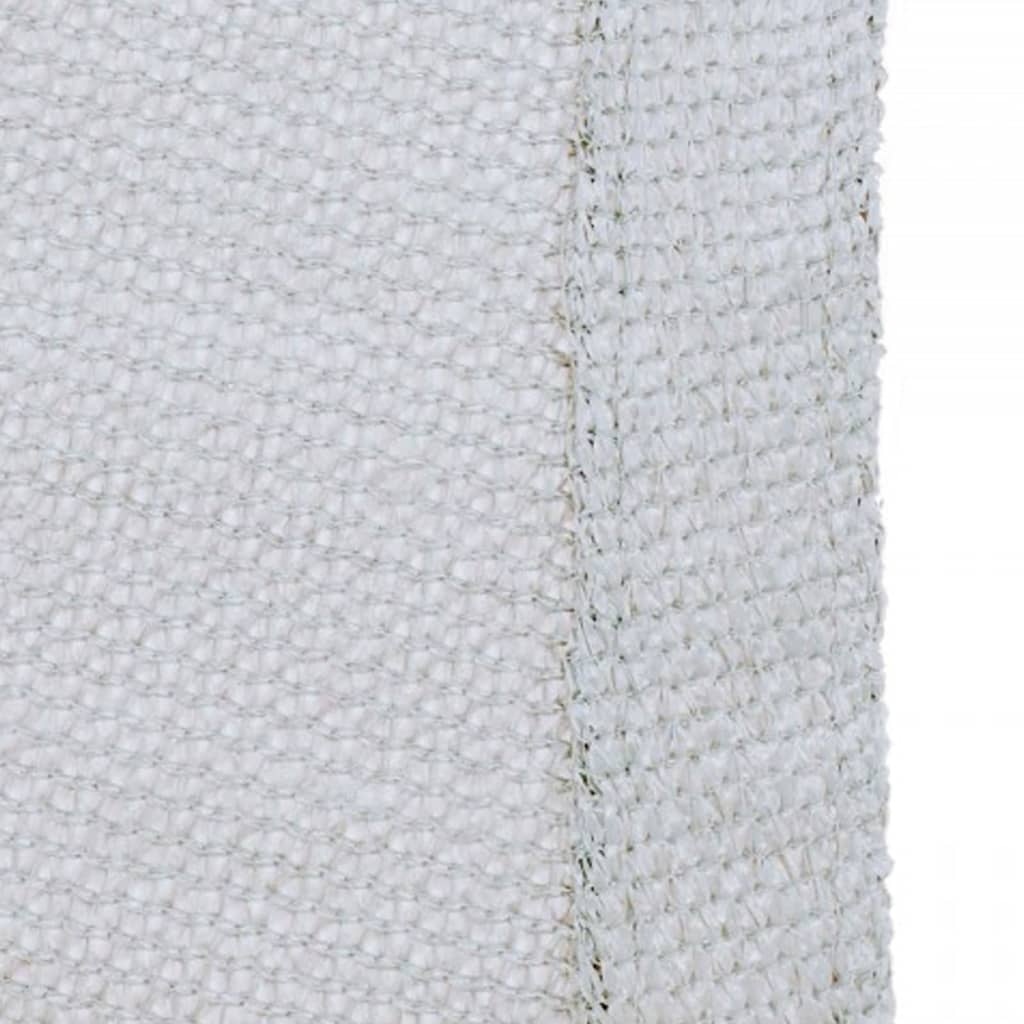 Livin'outdoor Sonnensegel Iseo HDPE Quadratisch 3,6x3,6 m Weiß