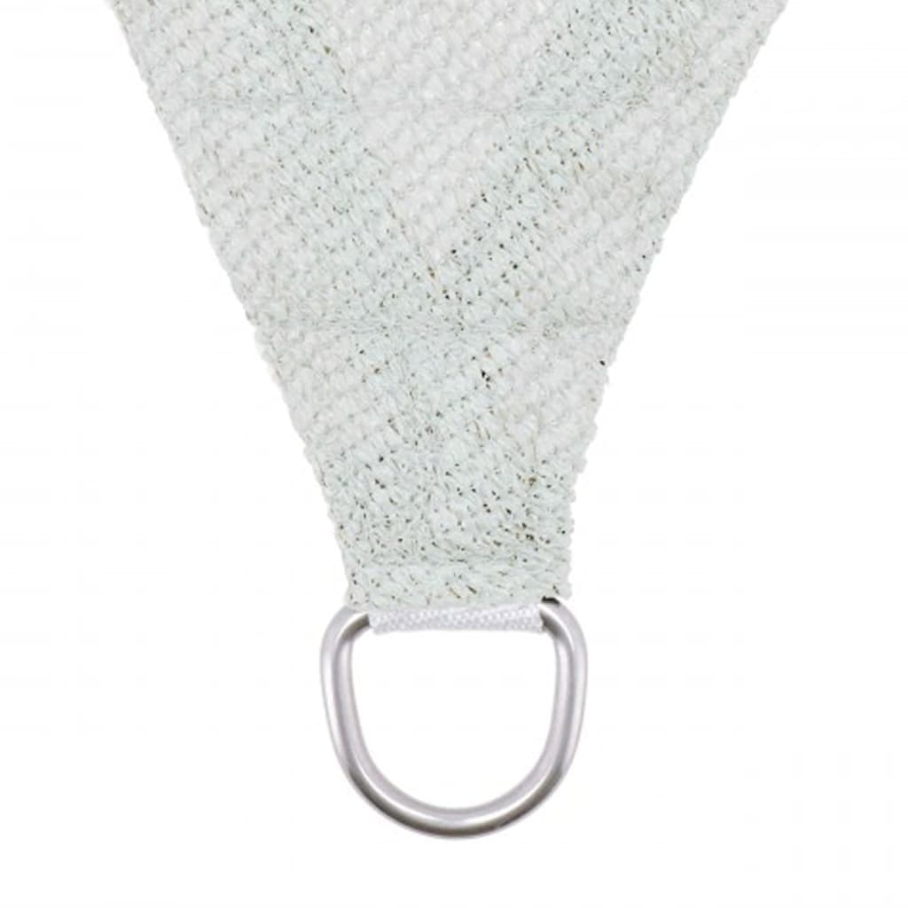 Livin'outdoor Sonnensegel Iseo HDPE Quadratisch 3,6x3,6 m Weiß