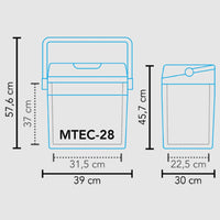 Thumbnail for Mestic Kühlbox Thermoelektrisch MTEC-28 Schwarz 28 L
