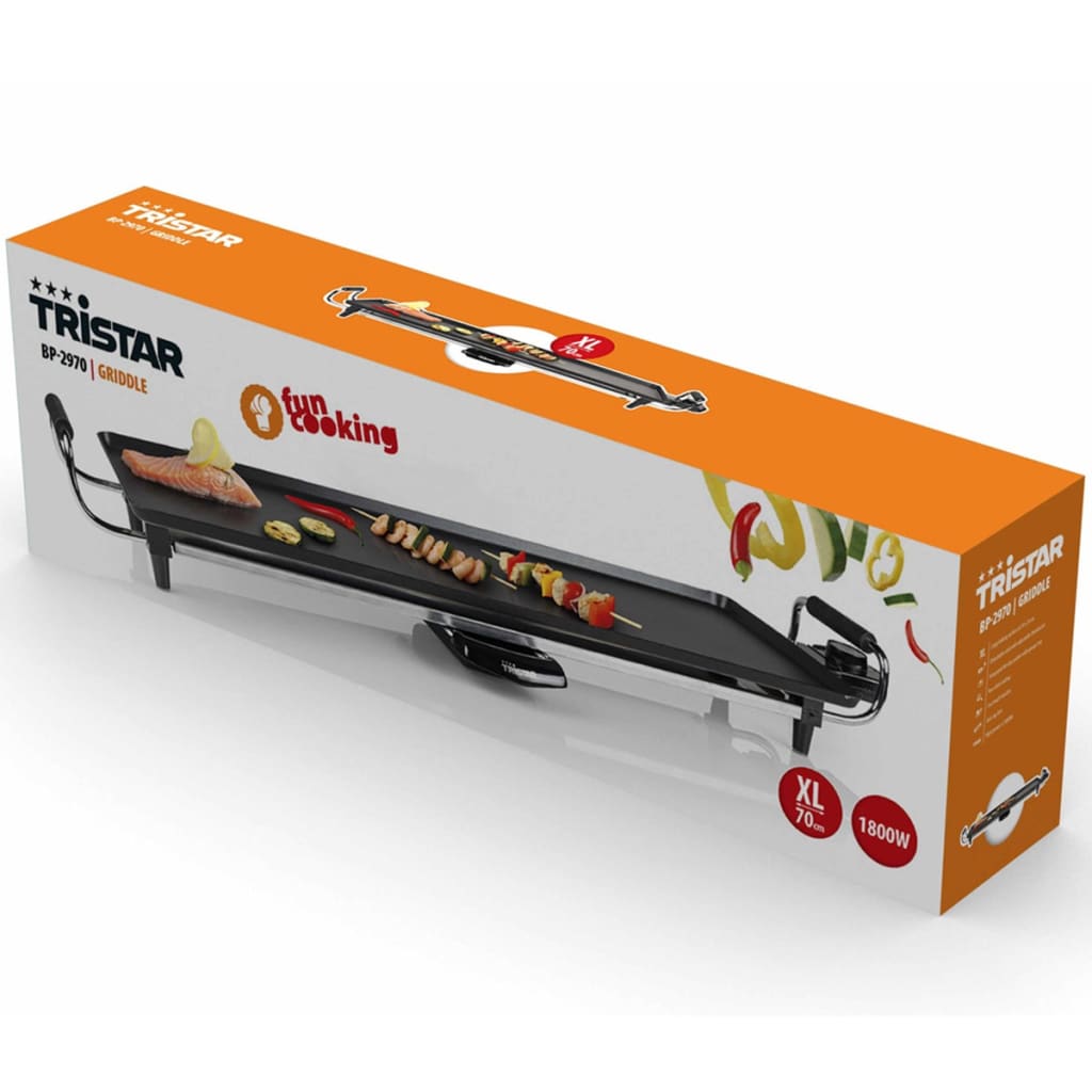 Tristar Teppanyaki Bratplatte BP-2970 1800 W 70 x 23 cm