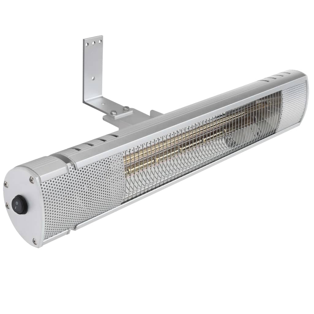 Tristar Terassenheizer Wandmontage KA 5277 2000 W Goldrohr Silbern