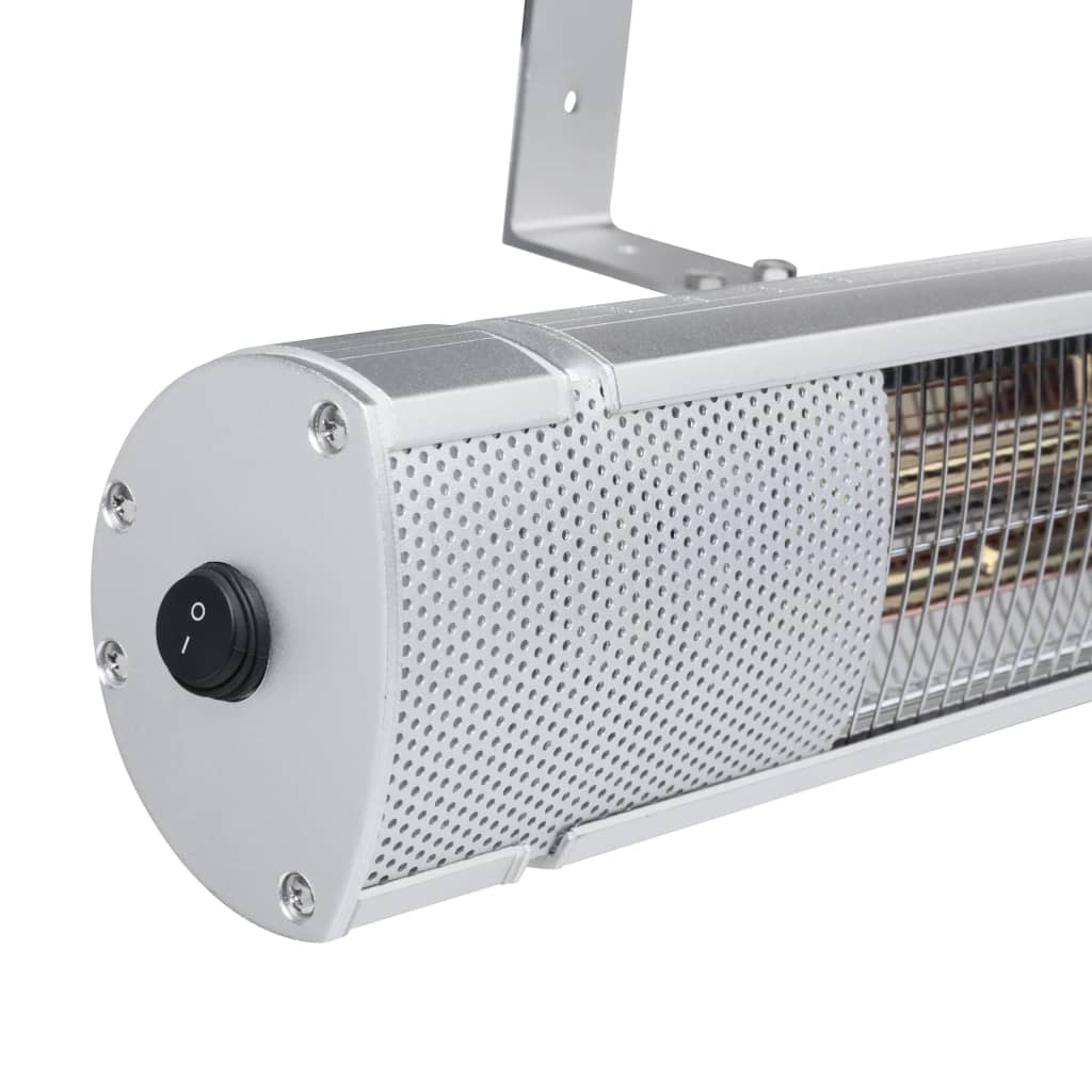 Tristar Terassenheizer Wandmontage KA 5277 2000 W Goldrohr Silbern
