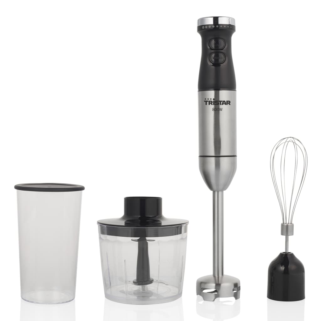Tristar Stabmixer-Set MX-4839 800 W Silbern