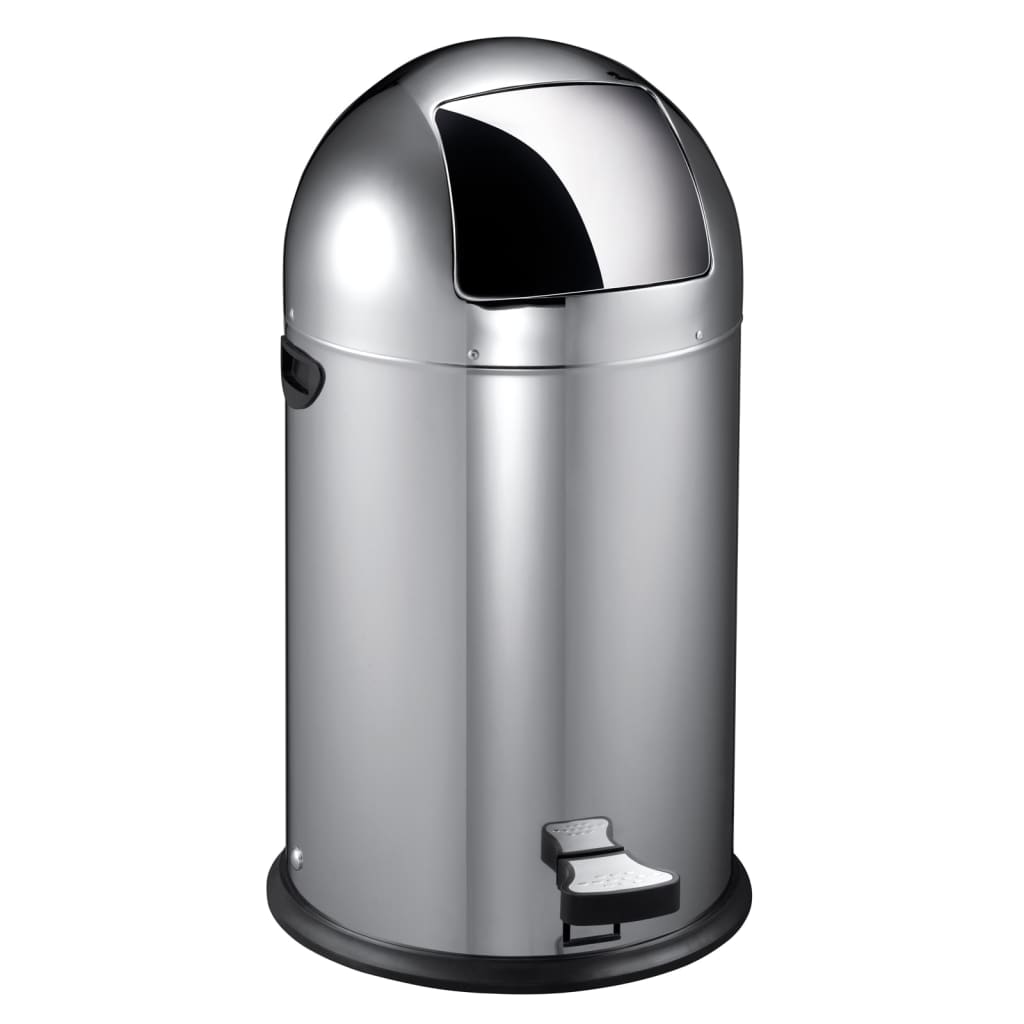 EKO Tretmülleimer Kickcan 33 L Mattsilber