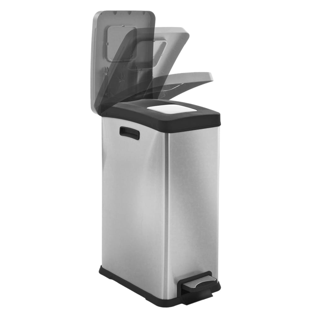 EKO Tretmülleimer Rejoice 30 L Mattsilber