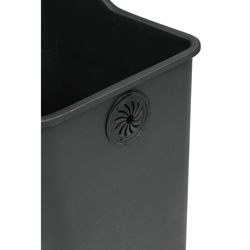 EKO Tretmülleimer Rejoice 2x12 L Matt Silbern