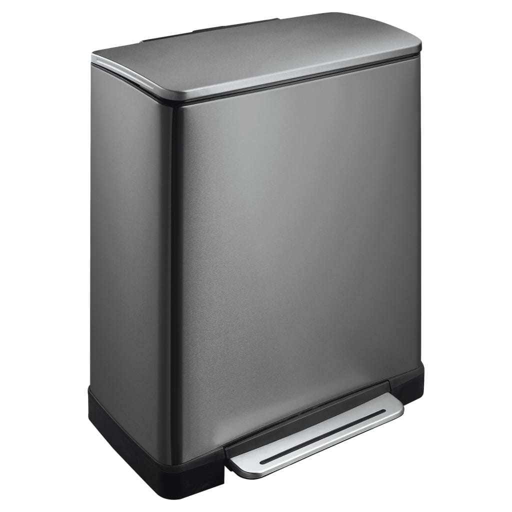 EKO Tretmülleimer E-Cube 28 L+18 L Stahl