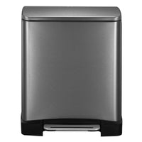 Thumbnail for EKO Tretmülleimer E-Cube 28 L+18 L Stahl