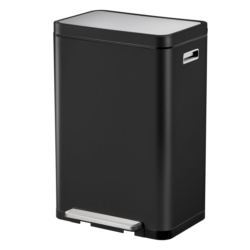 EKO Tretmülleimer X-Cube 2x20 L Schwarz