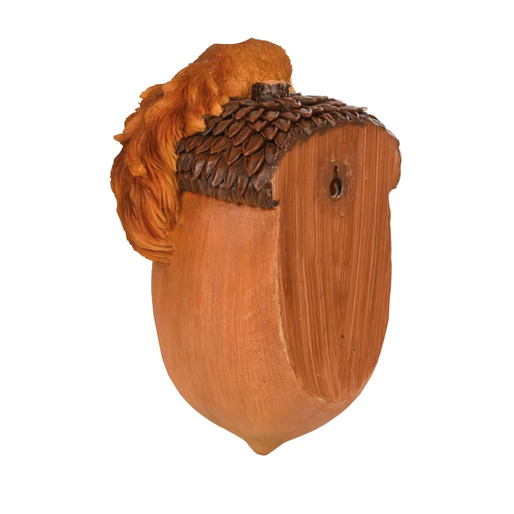 Esschert Design Eichhörnchen mit Futterspender-Eichel 14,2×10,8×20,1cm