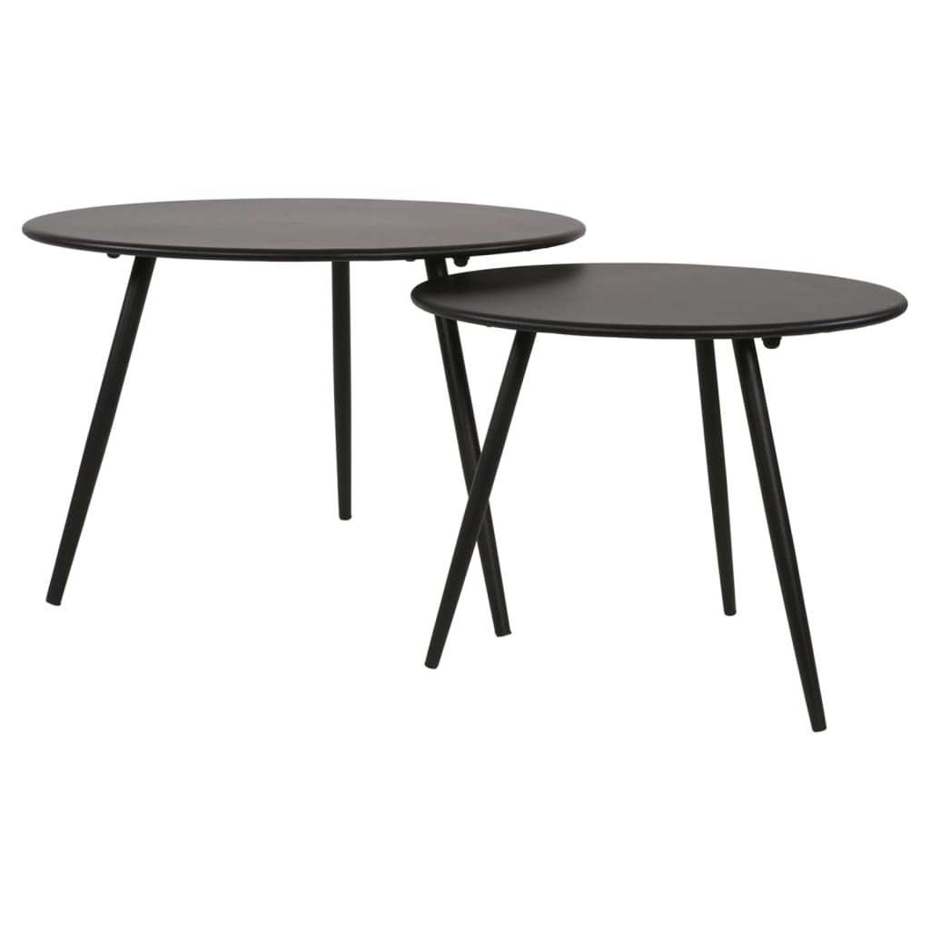 Lesli Living Beistelltisch Rafael 60x41 cm Schwarz
